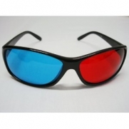 Classic Style 3d Glasses in Red- Blue for Movie and Games