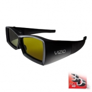 VIZIO VSG102 Full HD 3D Rechargeable Glasses, Black (2 Pack)