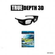 True Depth 3D® DLP-LINK glasses bundle with IMAX for Mitsubishi and Samsung DLP 3D TVs and 3D DLP projectors