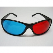 3D anaglyph glasses red/cyan for movies or games!