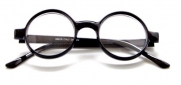 The Sleuth - Totally Round Reading Glasses, 2.25, Black
