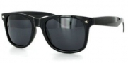 80's Style Vintage Wayfarer Classic Sunglasses-Black
