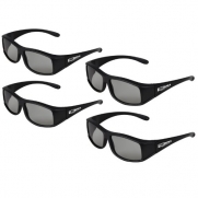 True Depth 3D® Circular Polarized Glasses for Passive Panasonic 3D TVs (ET5 Series) 4 Pairs!