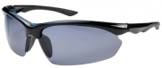 P52 Polarized Super Light Frame Sunglasses for Fishing & Active Lifestyles (Black & Smoke)