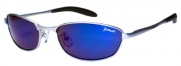 Aviator Sunglasses Spring Hinges JMAV6 (Silver & Blue)
