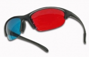 Pro X Style Red/Cyan 3D Glasses for Movies and Games on Flat Screens