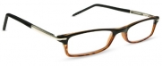 Cinzia Optimist Reading Glasses - For Men or Women - Spring Hinges - Case Included, 2.75, Black/Amber Tortoise