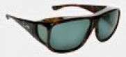 Fitovers Eyewear Aviator Sunglasses (Matte Black, PDX Grey)