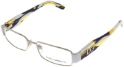 Dolce & Gabbana Eyeglasses Frame Womens DG1182 345 Silver Gold Purple