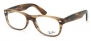 Ray Ban RX 5184 Eyeglasses New Wayfarer Striped Brown