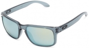 Oakley Holbrook OO9102-46 Iridium Sport Sunglasses,Crystal Black,55 mm