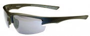 Hilton Bay A59 Sunglasses Wrap Style UV400 Lens for Baseball, Softball, Cycling, Golf, Kayaking and All Active Sports (Powder Black)