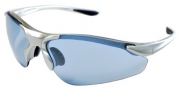 JiMarti TR15 Falcon Sunglasses for Golf, Fishing, Cycling-Unbreakable (Silver & Low Light Blue)
