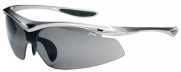 JiMarti JM63 Sport Wrap Sunglasses for Cycling, Running, Golf TR90 Frame (Silver & Smoke)