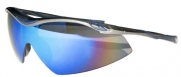 JiMarti Sunglasses TR22 Sport Wrap TR90 Unbreakable (Gunmetal grey & Blue revo)