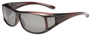 Hilton Bay Polarized Over-Prescription Sunglasses P77 (Tortoise / Smoke)