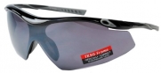 JiMarti TR22 Sport Wrap TR90 Sunglasses UV400 Unbreakable Protection for Cycling, Ski or Golf (Black & Grey)