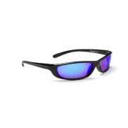 Optic Nerve Cloudraker Sunglasses, Flash Black, Polarized Brown with Zaio Blue