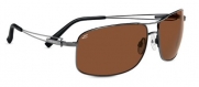 Serengeti Sassari Sunglasses (Drivers Polarized,  Shiny Gunmetal)