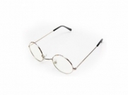 New Colored Tinted Lens John Lennon Sunglasses w/ Free Glasses Cord - (6 Different Colors), Clear