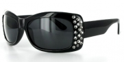 Sunburst PL7384 Polarized Black on Black Designer Sunglasses