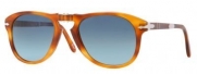 Persol 0714 96/S3 Steve McQueen - Light Havana 0714SM Wayfarer Sunglasses Polar