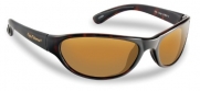Flying Fisherman Key Largo Polarized Sunglasses (Shiny Tortoise Frame, Amber Lens)