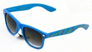 Sunglasses paint spatter pattern on Blue