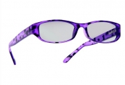 3DAZZLE® GLOW/Grape - Passive 3D Glasses - Optically Correct