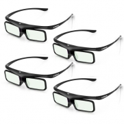 True Depth 3D® Firestorm BT Glasses for Bluetooth Sharp 3D TVs (2013 and Beyond) 4 Pairs!
