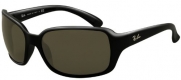 Ray Ban Sunglasses RB4068 601 Black/Crystal Green, 60mm
