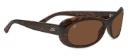 Serengeti 7910 Dark Brown Stripe - Drivers Bella Cats Eyes Sunglasses Polarised