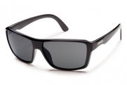Suncloud Colfax Polarized Sunglasses, Black Frame, Gray Lens