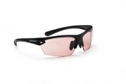 Optic Nerve Photochromatic Voodoo PM Sunglasses, Matte Black, Rose/Smoke Lens