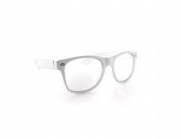Clear Lens Wayfarer NERD Sunglasses Color Frame - White