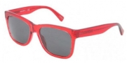 D&G Dolce & Gabbana DG4158P 266187 Square Sunglasses,All Over Bordeaux & Red,55 mm