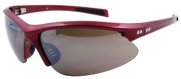 Hilton Bay A462 Sunglasses Wrap Style UV400 Lens All Active Sports (Crimson Copper)