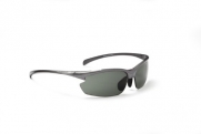 Optic Nerve Omnium Sunglasses, Shiny Carbon, Polarized Smoke Lens