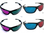 3D Glasses - New Ultimate 3D Glasses Variety Pack - Dual Format (2 Pairs Magneta/Green) (2 Pairs Red/Cyan)