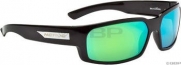Optic Nerve Meridian Sunglasses (Black, Polarized Smoke with Zaio Green)