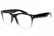 Clear Ombre Gloss Frame Classic Wayfarer with Clear Lens