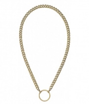 La LOOP® Roman Designer Eyeglass Necklace - Antique Gold Loop