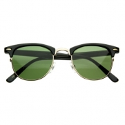 Vintage Half Frame Clubmaster Wayfarers Style Classic Optical RX Sunglasses