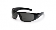 Suncloud Polarized Optics Atlas Sunglasses (Black with Gray Polarized Reader +2.00 Lens)