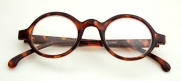 The Sleuth - Totally Round Reading Glasses, 2.75, Tortoise