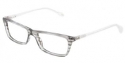 D&g Mini Logo Plaque Dd1215 Eyeglasses 1767 Striped Gray Demo Lens 50 16 135