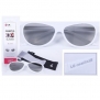 LG AG-F310 White Color Passive Cinema 3D Glasses AGF310 GENUINE