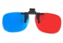 FOONEE Professional Direct,Clip 3D Glasses Anaglyph Glasses for Movie Game,Red&Cyan
