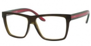 Gucci GG1008 Eyeglasses-053U Brown/Green Red-55mm