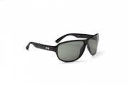 Optic Nerve Antora Sunglasses, Shiny Black, Polarized Smoke Lens